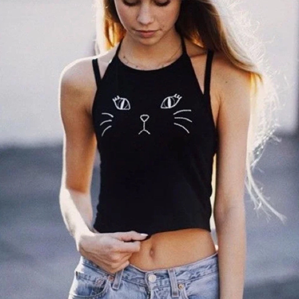 Brandy Melville Cat Halter Top